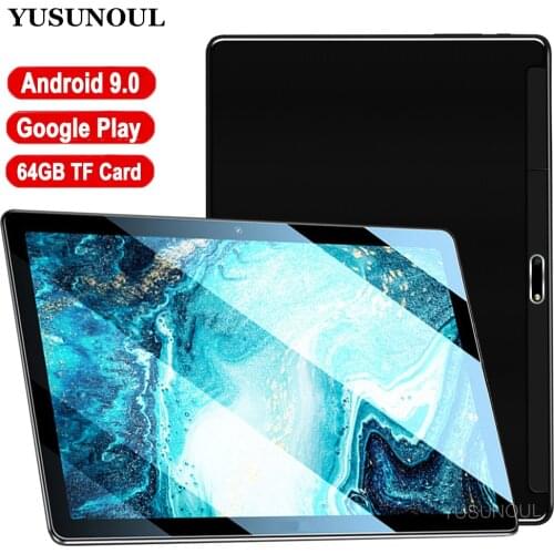 New Google Android 9.0 OS 64G SD Card As Free Gifts 10 inch Tablet 2GB 32GB Wifi Bluetooth Android Tablets PC GPS IPS Phone Call