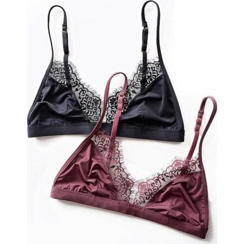 Sexy Lace Floral Bra For Women Adjusted Straps Female Lingerie Comfortable Soft Bralette Thin Seamless Underwear bras