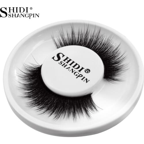 SHIDISHANGPIN hand made eyelashes 3d mink lashes makeup natural long eyelashes full strip lashes makeup false eyelash #40