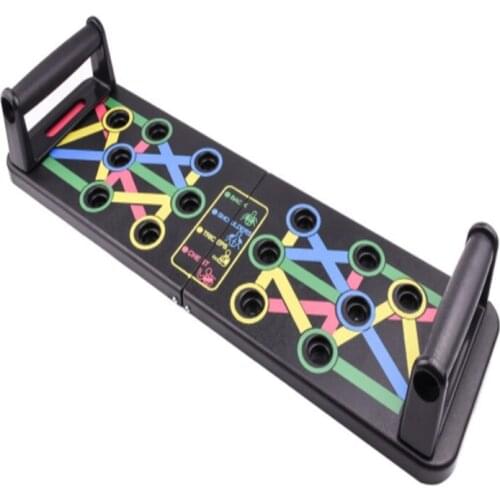 Push-up bracket board folding multifunctional 14-function fitness board home sports equipment explosive abdominal fitness device