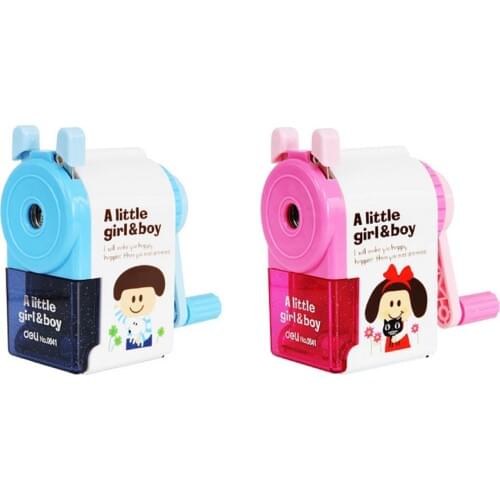 1pcs Kwaii Mechanical Pencil Sharpener Stationary Office Apontador Hand-operated Manual Sharpener School Stuff for Kids