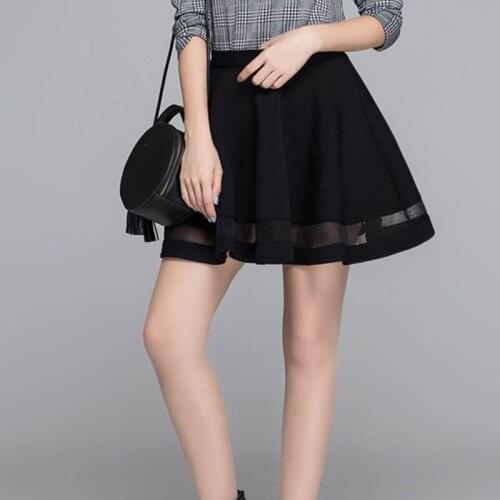 Fashion Women Skirt Kawaii Faldas Ladies Midi Skirt Sexy Skirts Womens Pleated Skirts Saias Korea Clothes Summer Tutu Femme