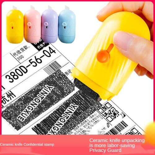 Theft Protect Theft Protection Roller Stamp for Privacy Confidential Data Guard Your Security Stamp Roller Privacy Seal Roller