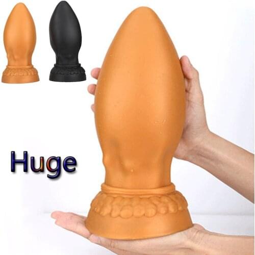 2020 New Huge Anal Plug Balls prostate massage Big Butt Plugs Anus Dilator G spot Stimulator Masturbator Sex Toys for Men Women