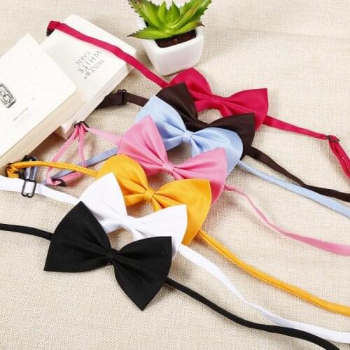 50pcs Adjustable Bow Tie Pet Supplies Cat Collar Dogs Pet Cat Dog Bow Tie Pet Dog Cat Necklace Puppy Bow Tie Dog Pet Accessories