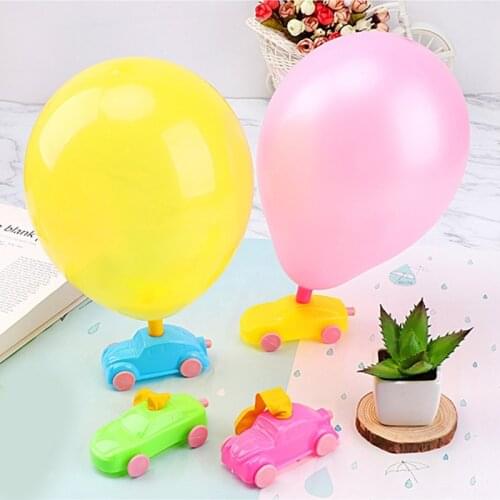 Aerodynamic Balloon Car Practical Learning Inertial Toys Balloon Powered Car Develop Thinking Skills Kindergarten