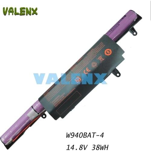 14.8V 38Wh W940BAT-4 Laptop Battery For Clevo W94LS 6-87-W940S-4UF 6-87-W940S-424 6-87-W940S 6-87-W940S-4271