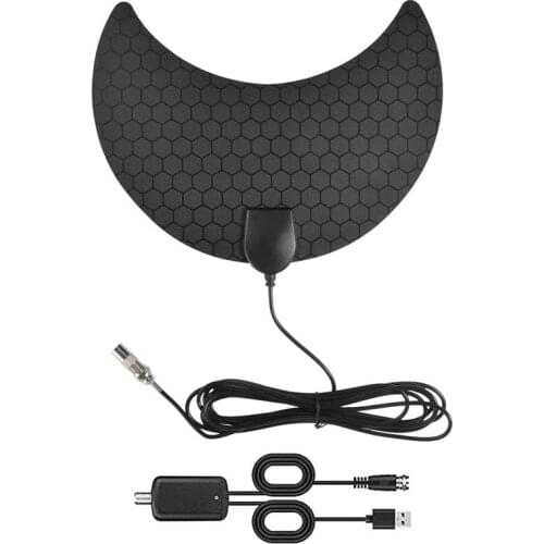 2021 new high-definition digital TV antenna with amplifier DVB-T2 indoor 3000-mile dish satellite TV antenna signal receiver