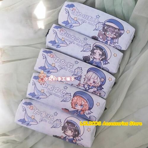 Atsushi Chuuya Dazai Osamu Anime Bungou Stray Dogs Cosplay Pen Bag Pencil Case Cartoon Student Storage bag Supplies Stationery