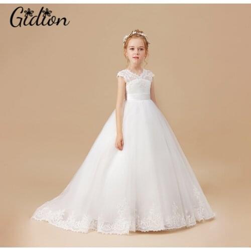 Children Clothes Birthday Dresss Sleeveless Princess Party Kids Dresses for Flower Girls Cute Children Clothing 2-14T
