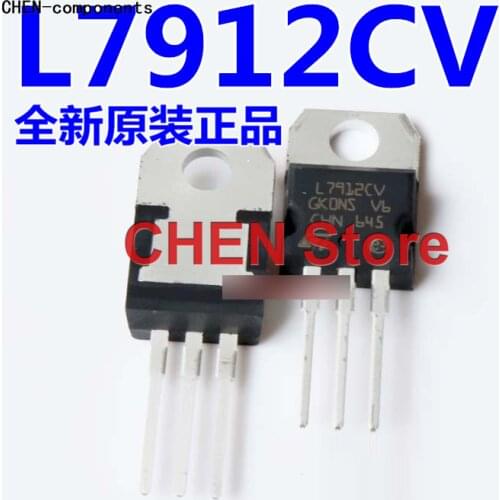 10pcs Imported new original L7912CV TO-220 three-terminal voltage regulator 1.5A