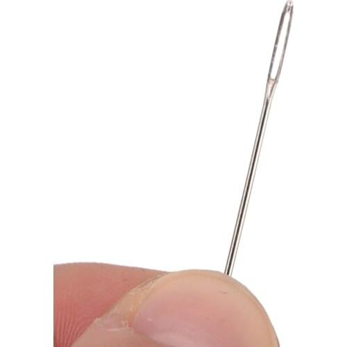 New 100Pcs Golden Tail Needles Embroidery Fabric Cross Stitch Metal Sewing Needle Needlework Tool