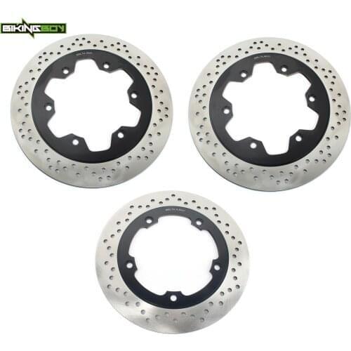 BIKINGBOY Front Rear Brake Discs Disks Rotors For Triumph Speedmaster 790 Carb 02 03 04 865 Carb 05 06 07 865 EFI 07 08 09 10 11