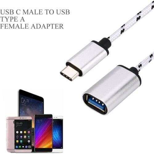 USB C Male To USB Type A Female Adapter Sync Data Hub OTG Function Converter Fast Charging High Quality Durable Data Cable Cord