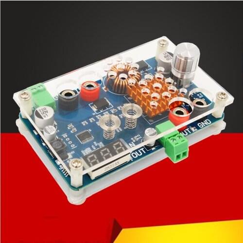 Buck Converter Power Supply Breakout Board DC 5-32V 5-45V 3A Adjustable Step Down Module Voltage Display Touching Sensor Switch