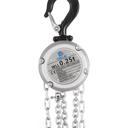 0.25T Mini Aluminum Alloy Hand Manual Chain Hoist