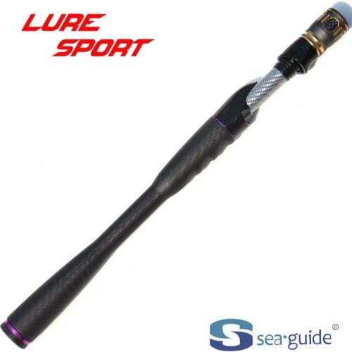 SEAGUIDE PBXMS Spinning Alu Cap SL Nut Reel Seat 23cm 3K Carbon groove Grip Rod Building Component Repair DIY Accessory