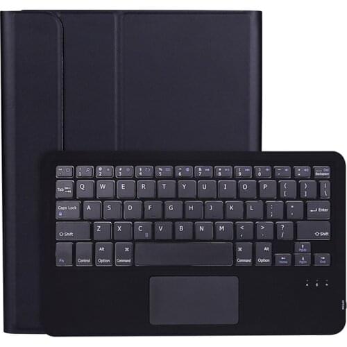 Ultra Slim PU Leather Case with Pencil Slot for iPad Air 4 Detachable Bluetooth Keyboard with Touchpad Function