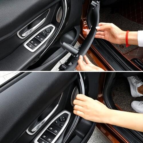 Inside Door handle For BMW 3 series F31 F32 F33 F35 F30 F80 2013-2018 Panel Pull Trim Cover Black Car Interior