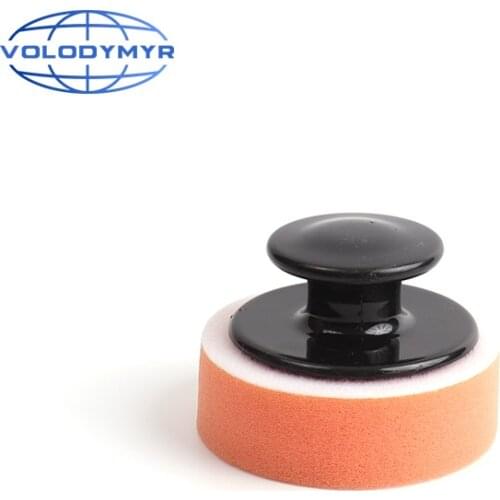 Wax Pad Applicator Sponge with Plastic for Waxing Car Wash Detailing Cleaning Clean Carwash Washing Detail Tools Auto Care