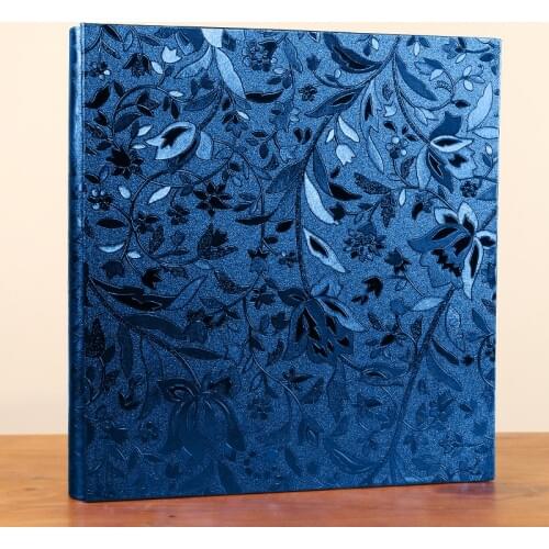 High quality 600 pockets Vintage Carved PU Leather Photo Album Handmade DIY Insert Scrapbook Foto Albums Flush Mount Album