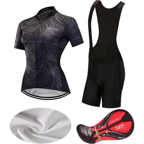 Women Fashion Road Bike Clothing BIB Shorts 2021 Summer Cycling Jersey Set Sport Wear Female Bicycle Clothes MTB Suit Kit Dress
