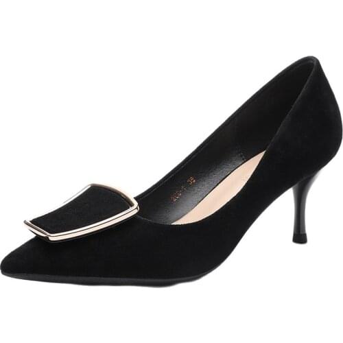 Women Dress Shoes Pointed Toe High Heels Elegant Shoes For Woman Stiletto Sexy High Heels Black Pumps Women Shoes Designer Heels