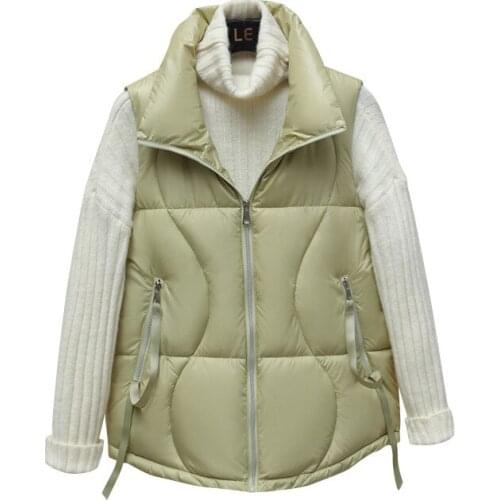 Women Winter Short Windproof Bubble Vest Coat Outwear Overcoat Oversized Puffer Jacket Cotton Padded Parkas