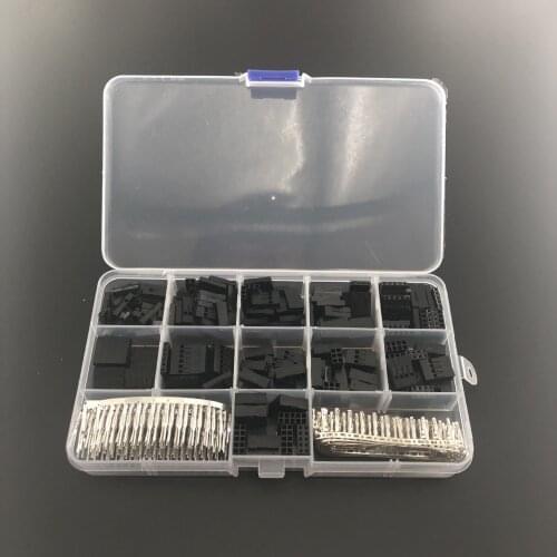 620PCS Terminal wire Outfit 2.54mm Dupont reed Dupont Jumper Wire 2.54 Dupont languette Connector Terminal Pins Crimp