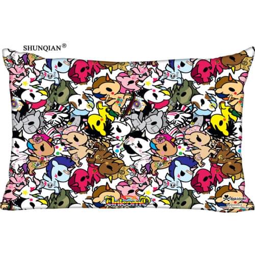 New Tokidoki Pillow Case Custom Wedding Pillowcase Cover Cases Gift Zippered Rectangle Pillow Case
