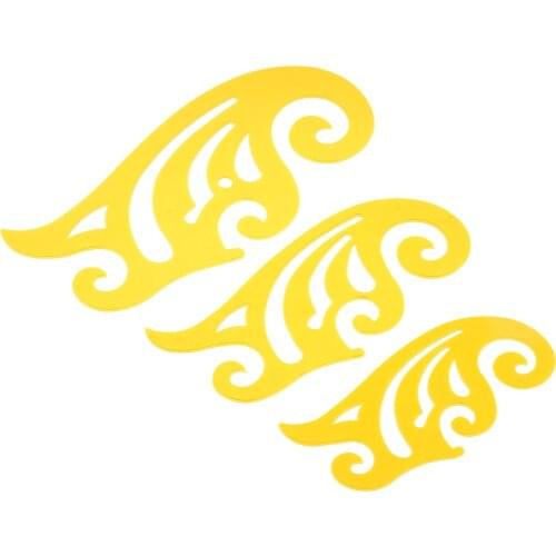 3pcs Curve Ruler Art Drafting Plastic Template Stencil Ruler Tailor Drawing Quilting Tool Accessories Sewing Design