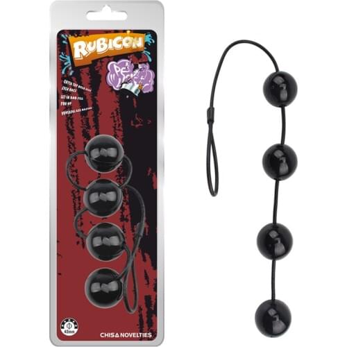 4cm Big Black Anal Plugs Anus Beads Vagina Ball Stimulators Medium Anal Balls Sex Toys Adult Product Prostate Massager for Man