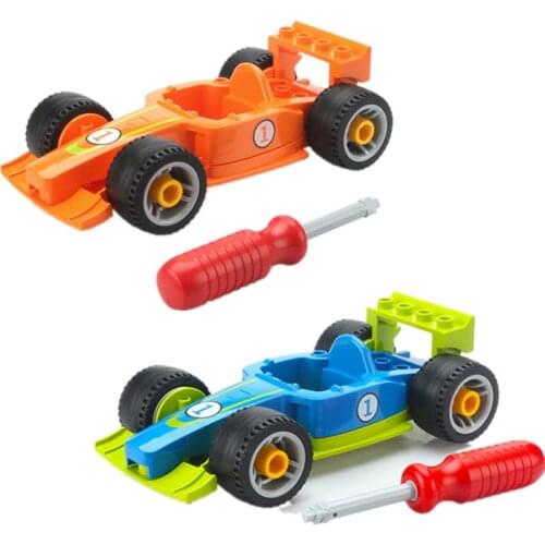 Large Particle Building Blocks Racing Tire Toy Screwdriver Parts Children Gift Toys Compatible with 45002