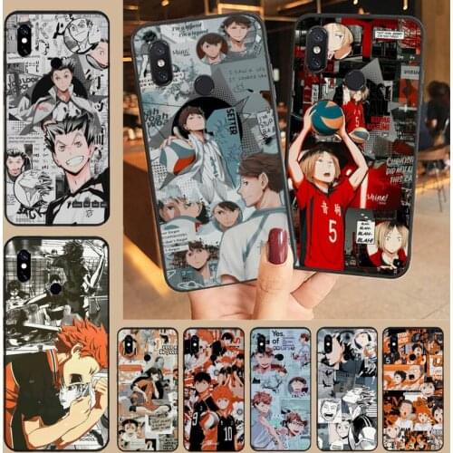 Anime haikyuu Exquisite poster Phone Case For Xiaomi Redmi note 7 8 9 t k30 max3 9 s 10 pro lite