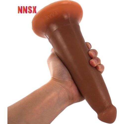NNSX Double Layer Silicone Toys Anal Mushroom Shape Anal Plug Suction Cup Masturbation Goods for Adults Sexsual Toys for Women