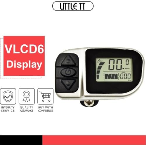 Electric Bicycle Display VLCD6 For Tongsheng TSDZ2 Mid Drive Motor LCD Display Multifunctional Ebike Center Motor Accessories