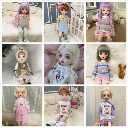 Customized dolls by hand 30CM doll cartoons girl dolls plastic dolls 2020