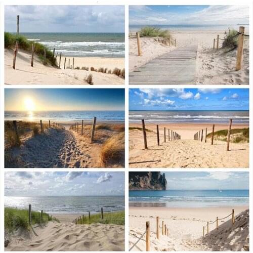 Full Square Drill 5D DIY Diamond Painting Beach Scenery Embroidery Cross Stitch Mosaic Bead Art Kit Home Decor