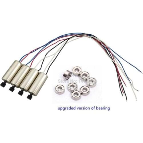 8pcs Upgrade Bearing + 4pcs engines motor set for Visuo XS809 XS809HW XS809W Foldable Quadcopter RC Drone spare parts