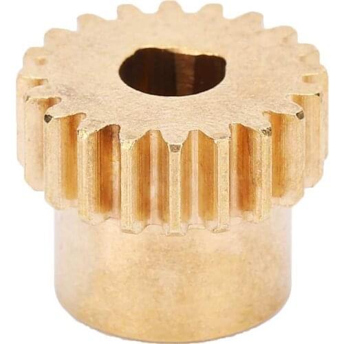 Voltage Controller laboratory power supply 4301-0006-0020 Brass Gear Replacement 20 Teeth 6mm D-Bore 0.8 MOD for Industrial