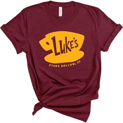 Lukes Stars Hollow Grahpic T Shirts Women Gilmore Girls Tv Shows Women T-shirts Tumblr 90s Top Mujer Camisetas Tee Dropshipping