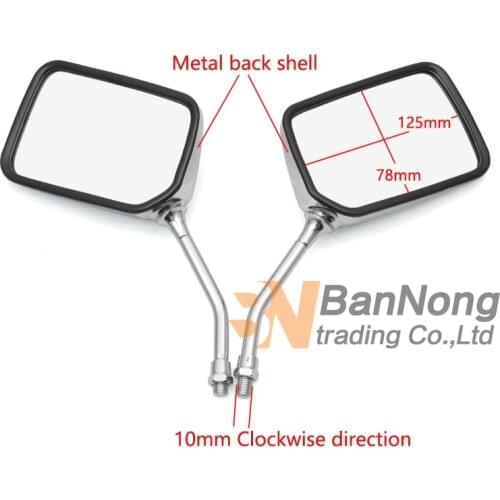 Motorcycle High quality Metal Chrome Rearview mirror For Honda Hornet 250 600 900 Jade VT250 CB-1 CB400 SF CB600 CB750 CB1300