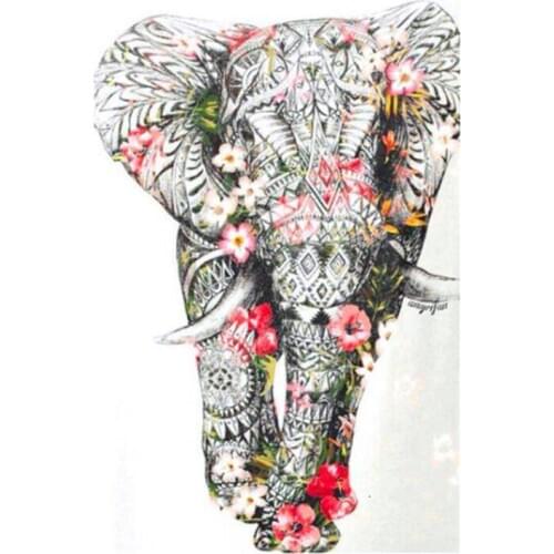 Dpsprue Full 5D DIY Square/Round Drill Diamond Painting "Animal Elephant" Diamond Embroidery Cross Stitch 3D Decor Gift DF217