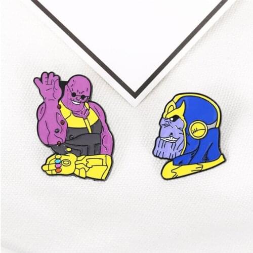 New Anime Pin Brooches For Women Cute Mini Metal Badge Hijab Pins Jewelry Accessories Fashion Large Metal Enamel Brooch Pin 2020