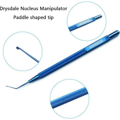 Ophthalmic Titanium Instruments 1pcs Drysdale Nucleus Manipulator Ophthalmic Hook Eye Tools