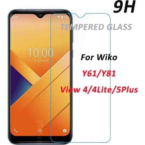 For Wiko Y81 Y61 View 5 Plus View 4 Lite 9H Clear Tempered Glass Screen Protector For Wiko View5 4 Full Coverage Protective Film