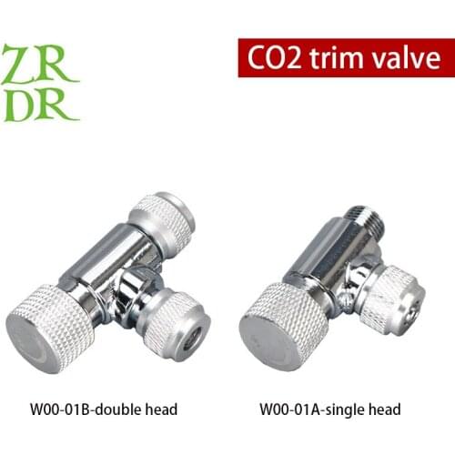 ZRDR high quality needle valve regulator suit 4*6mm co2 special tube for aquarium fish tank co2 systemCarbon dioxide fine-tuning