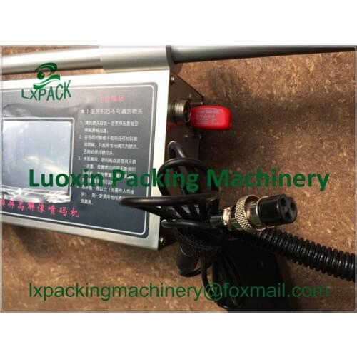 LX-PACK Lowest factory price hand ink jet printer on Cosmetics toiletries pharmaceuticals Electrical equipment electronics