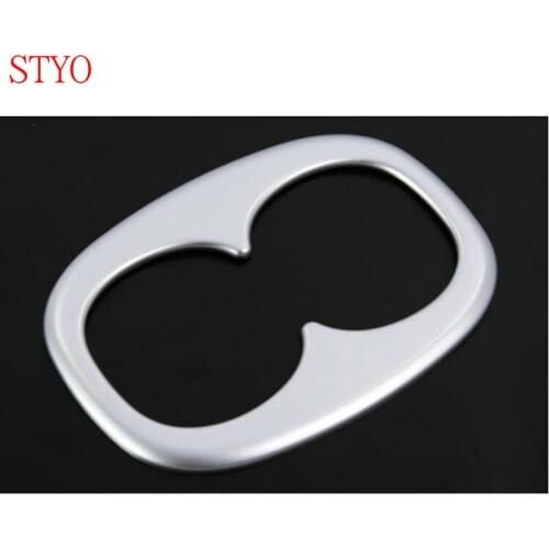 STYO Car ABS Rear Back Cup Holder Cover Trim For Mitsubishi Eclipse Cross 2018