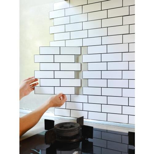 YE White Wall Stickers